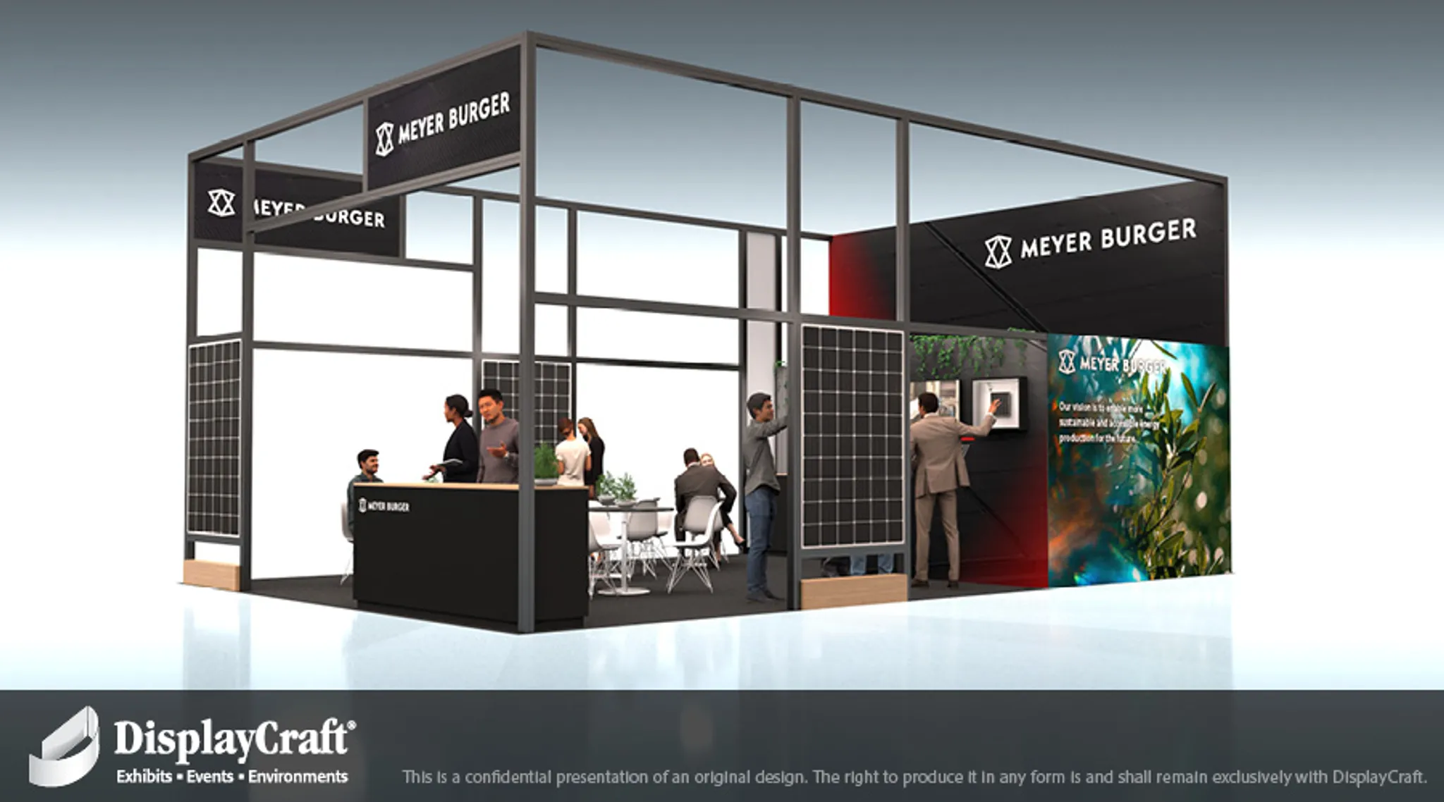 20x30 Île booth design by DisplayCraft